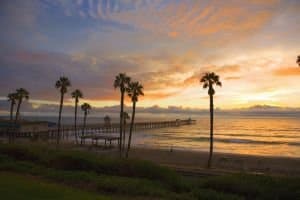 San clemente real estate - sunset photo of pier